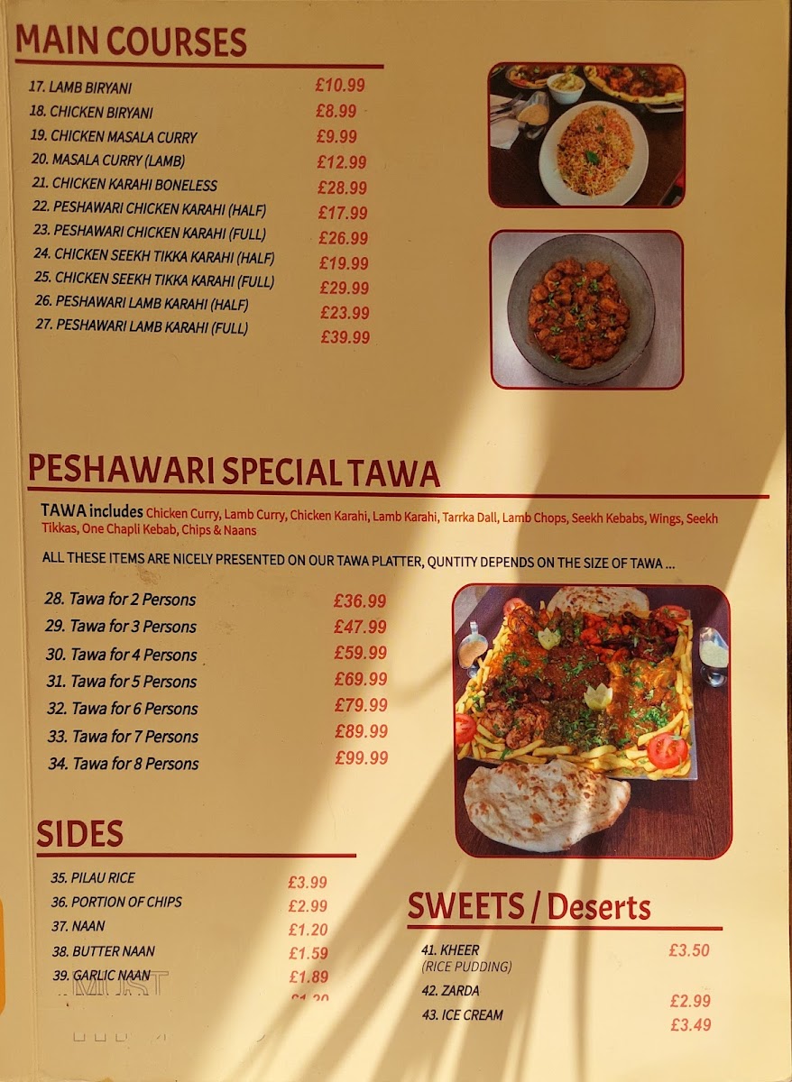 Taste of Peshawar Menu - Image 5